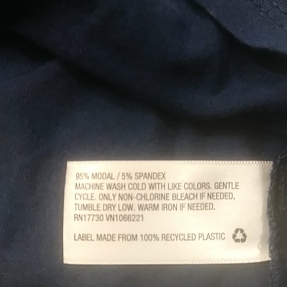 Stars Above Soft Short Sleeve PJ Top and Shorts Set Navy Size M - Picture 5 of 5